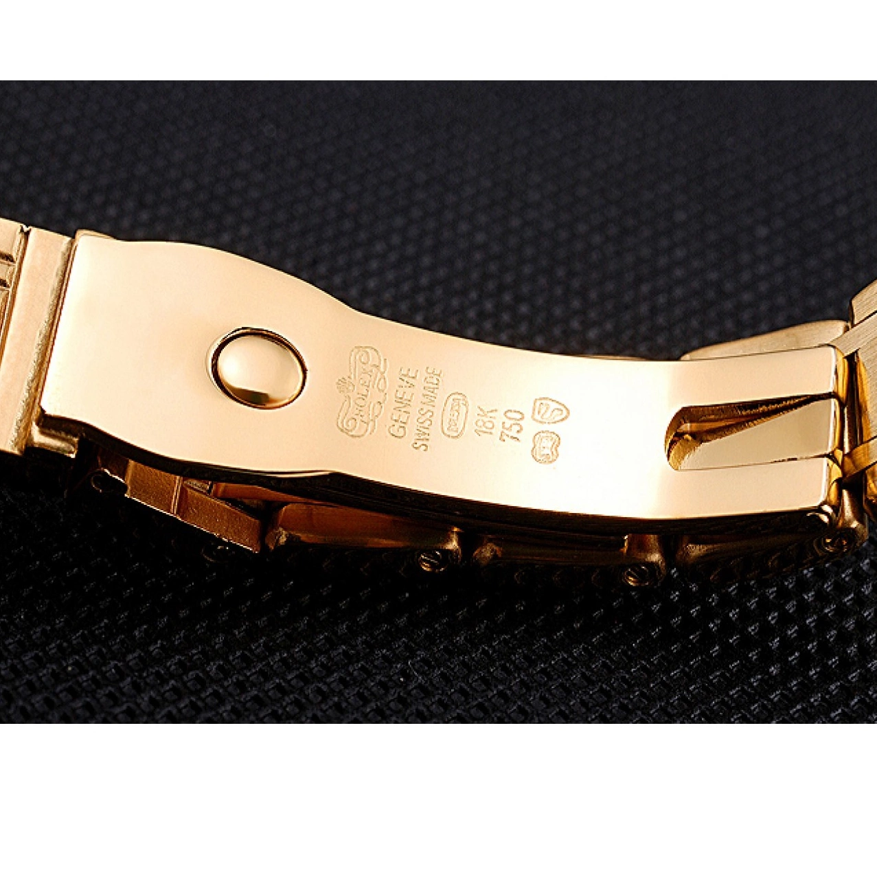 AAA Replica Watches Diamond Pink Bracelet Gold Bezel Dial Case And Rolex 622835 Jewels Datejust 0514